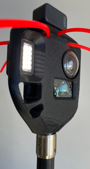 IF4H Inspection Fire Four Housing Only for Go Pro Max Camera (buy that from GoPro). With Lens Covers.